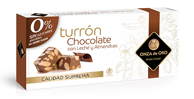 Milk Chocolate Almond Bar. No Added Sugar.