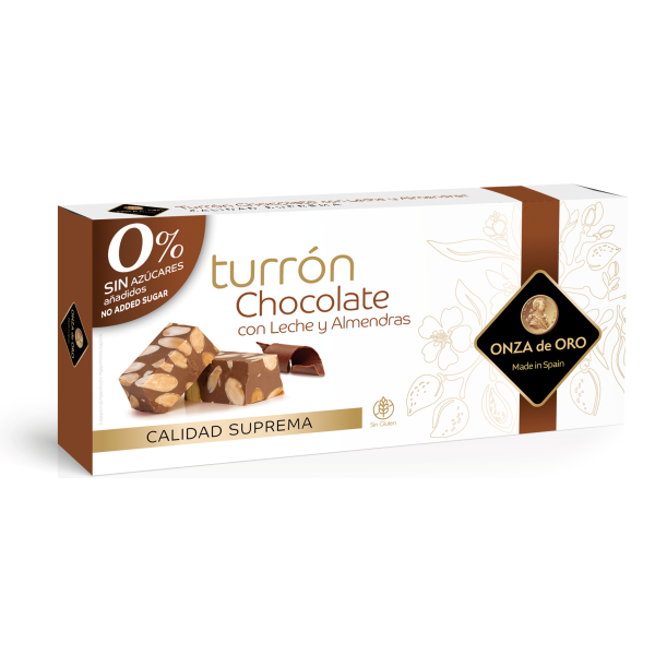 Turrón Chocolate con Leche sin Azúcares Añadidos 150 g