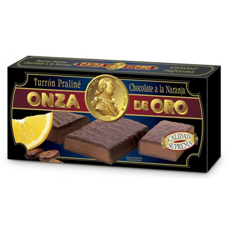 Turrón Praliné Chocolate a la Naranja 200 g